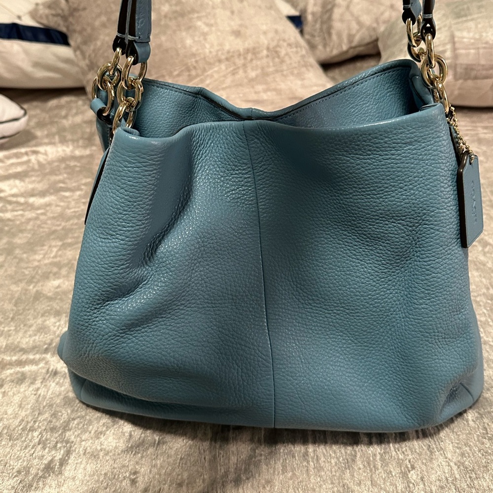 Coach Blue Leather Women's Bag